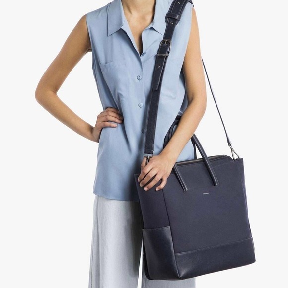 Matt and Nat PERCIO Canvas Vegan Leather Diaper Bag